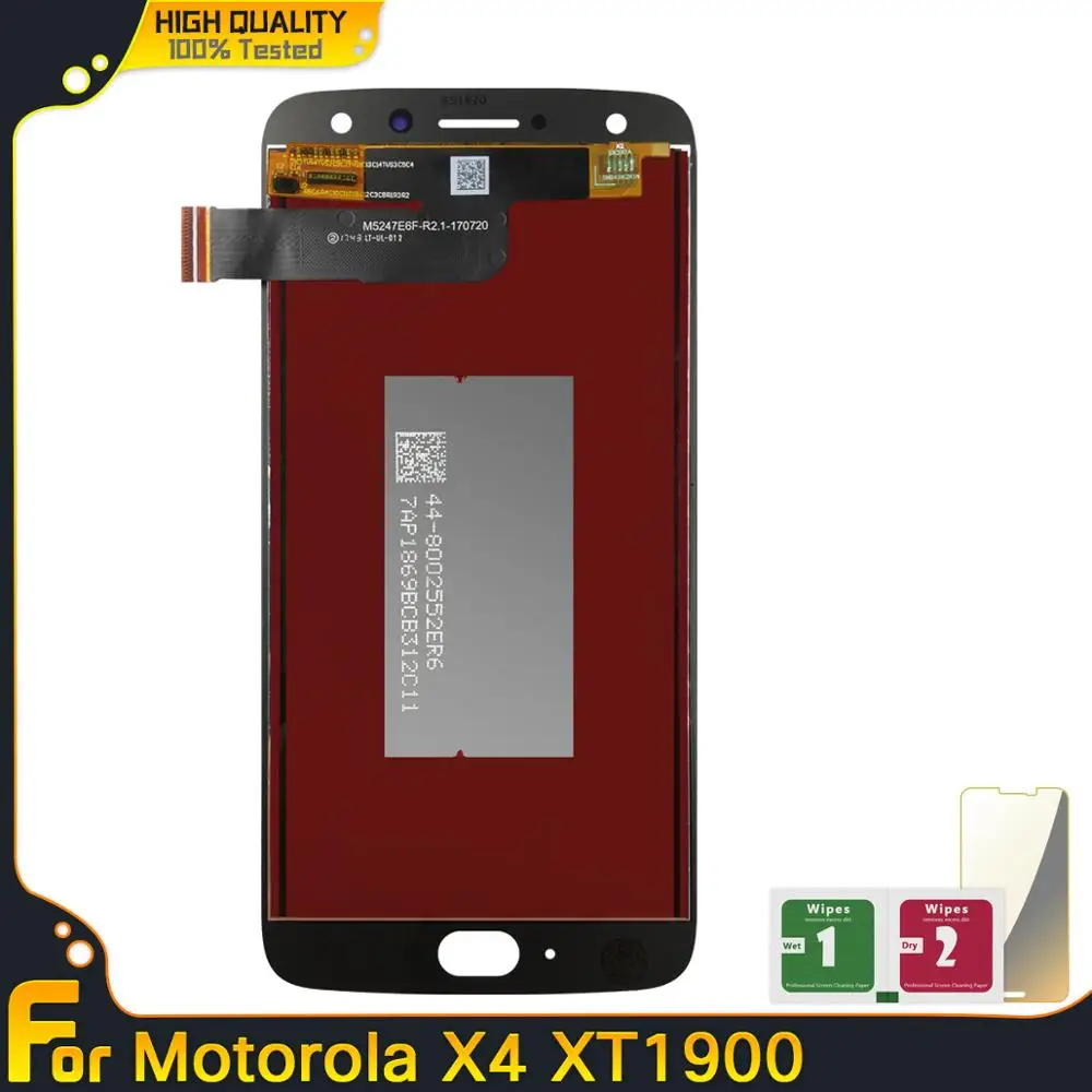 ЖК дисплей для Motorola Moto X4 5 2 дюймов сенсорный экран дигитайзер в сборе запасные