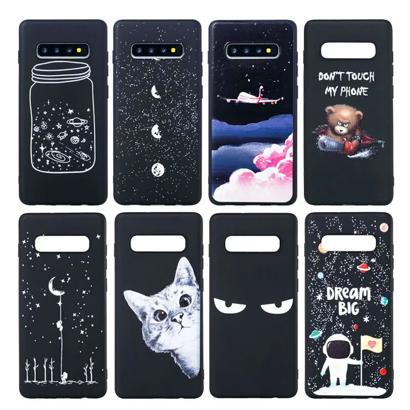 Модный чехол для телефона Wish Bottle Airplane Samsung Galaxy S8 S9 S10 Plus NOTE 9 A7 2018 A30 A50 A70 Space Planet