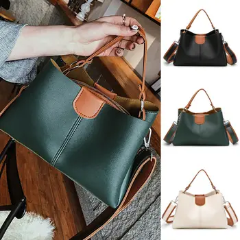 

Ladies Soft PU Leather Handbag Satchel Shoulder Tote Crossbody Bag Women