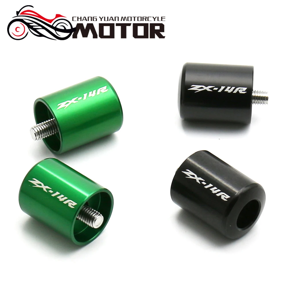 Empugnadura de manillar CNC para motocicleta barra экстремальные tapa deslizador para KAWASAKI NINJA ZX1400/ZX14R/ZZR1400 2006