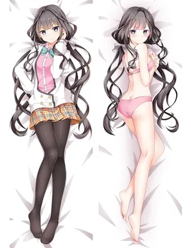 

Anime Sexy Girl Pillow Case Masamune-kun's Revenge Adagaki Aki body pillow cover case Fujinomiya Neko Hugging Body pillowcase