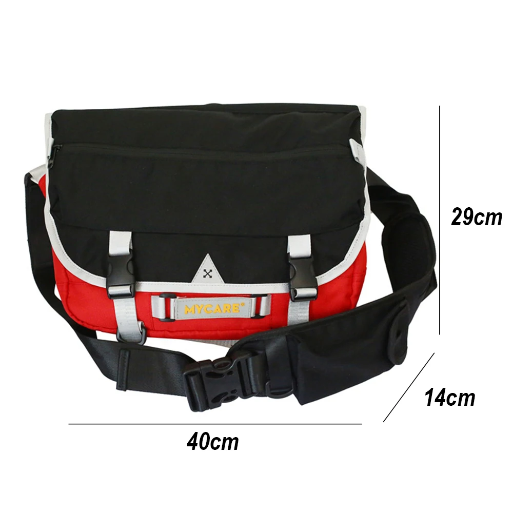 Waterproof Oxford Crossbody Bag Men Shoulder Messenger Bag Travel