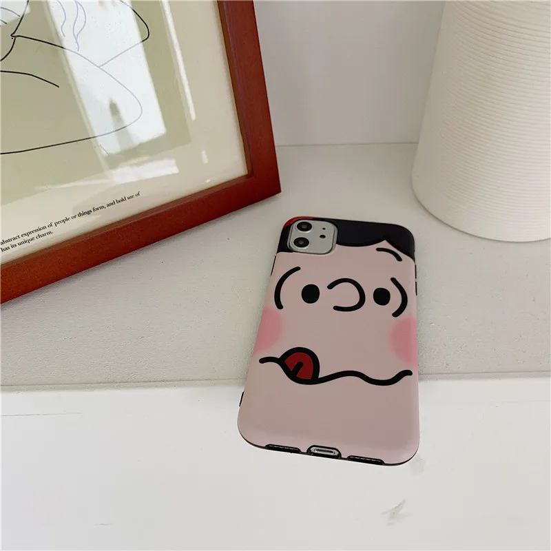 Милый чехол для телефона Charlie коричневый Lucy s для iPhone 11 Pro MAX X XR XS Max 6 6s 7 8 plus чехол матовый красный мягкий силиконовый чехол