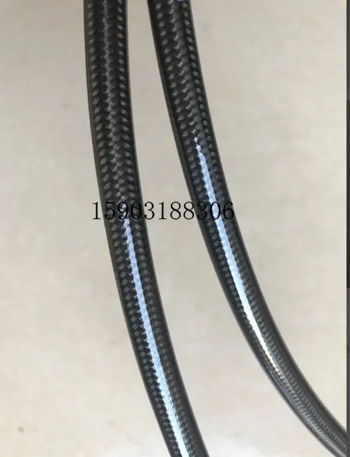 An3 motocicleta automotivo 1/8 "304 fio de aço inoxidável ptfe trançado pvc coberto linha de freio combustível 1m-5