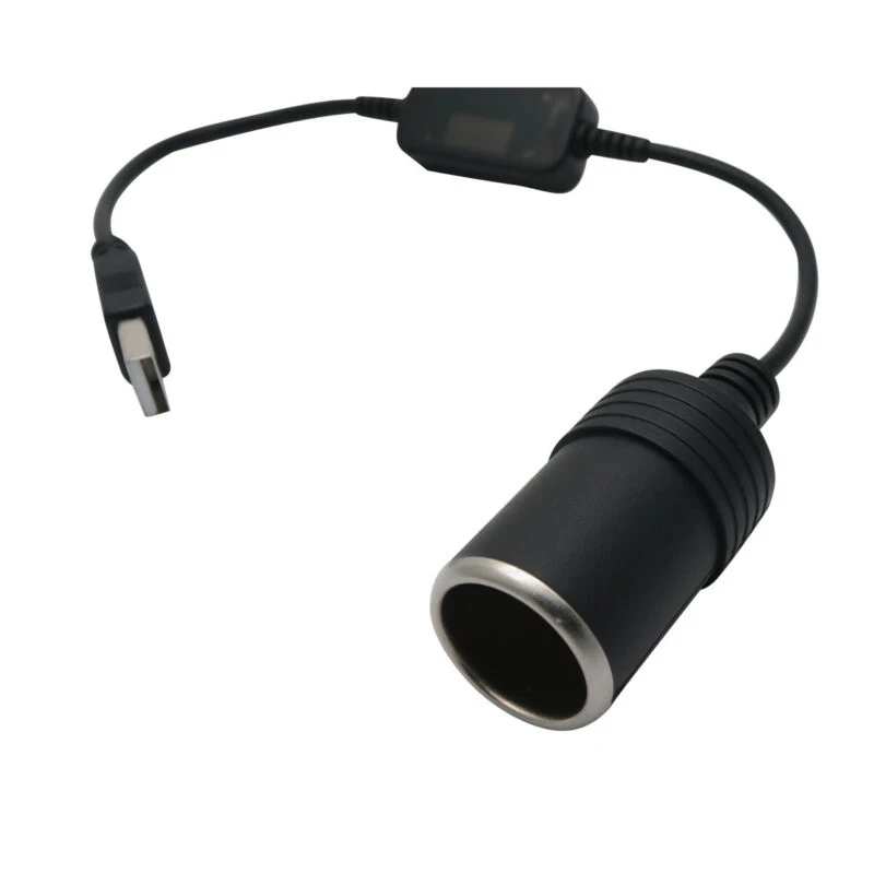 12V автомобильного прикуривателя кабель-удлинитель для оборудования Мощность адаптер-разветвитель черный