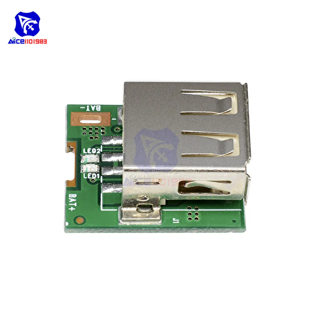 5 шт. 5 в повышающий источник питания повышающий преобразователь модуль защиты литиевой батареи светодиодный дисплей MICRO USB зарядное устройство DIY