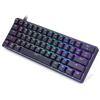 

GK61 61 Key Mechanical Keyboard USB Wired Wireless Bluetooth LED Backlit Axis Gaming Mechanical Keyboard For Desktop laptop