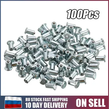 

100pcs Winter Wheel Lugs Car Tires Studs Screw Snow Spikes Wheel Tyre Snow Chains Studs For Shoes ATV Car Motorcycle Accessories