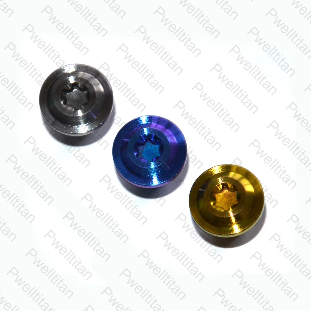 4 Pcs M6 X 12 Grade5 티타늄 볼트 Ti 합금 나사 DIY 우산 T30 Torx 소켓 오토바이 수정 M6 티타늄 볼트