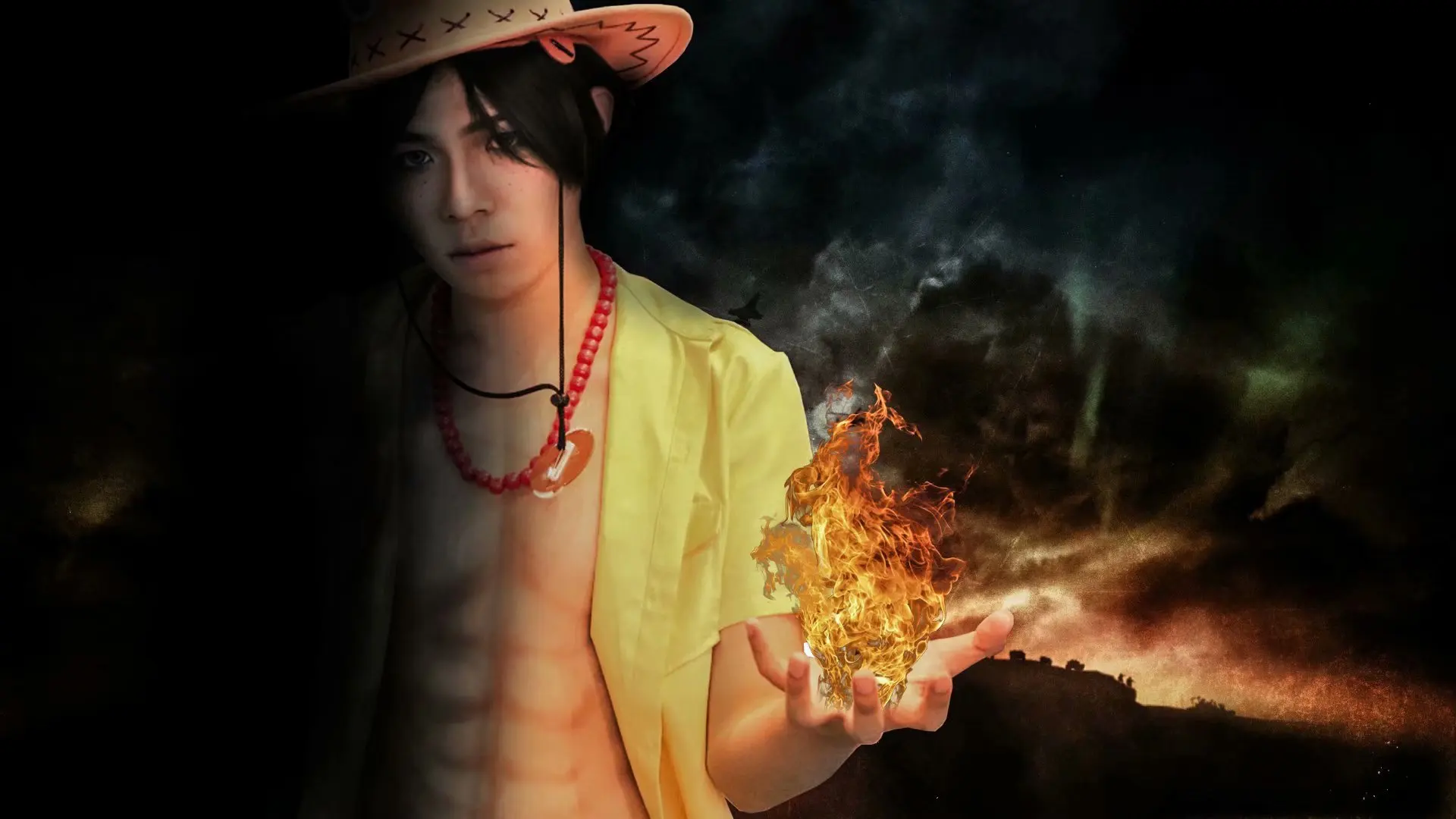 Cosplay&Ware [15]Diocos One Piece Portgas D Ace Cosplay Wigs Costume Hat Bag Tattoo Sticker Cos -Cosplay&Ware anime Shop Heb55c590a71048ca957ae08fc0b6dabc8.jpg