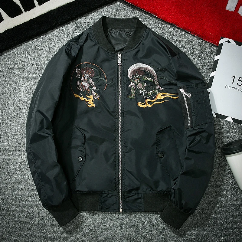 

NEW Style Thick style men Jackets autumn Leisure personality Men Jackets Youth Fashion Flying Jacket 2019 Over size XXXXL