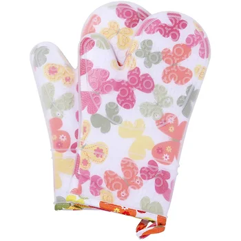 

Food Grade Thickened Cotton Double-Layer Silicone Gloves