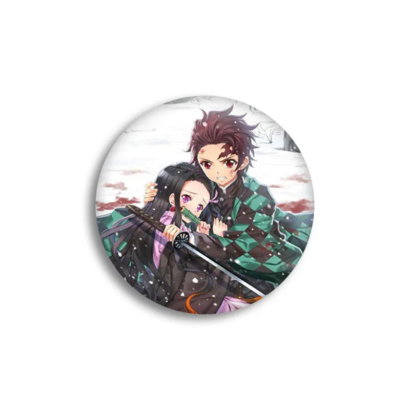 Demon Slayer Anime Broches, Kimetsu No Yaiba, Kamado Tanjirou, Coletar  desenhos animados, Mochilas, Bolsas, Emblemas, Botão, Pins de broche