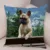 MINI French Bulldog Pillow Case for Home Sofa Car Soft Plush Decor Cute Pet Animal Dog Cushion Cover Printed Pillowcase 45x45cm 12