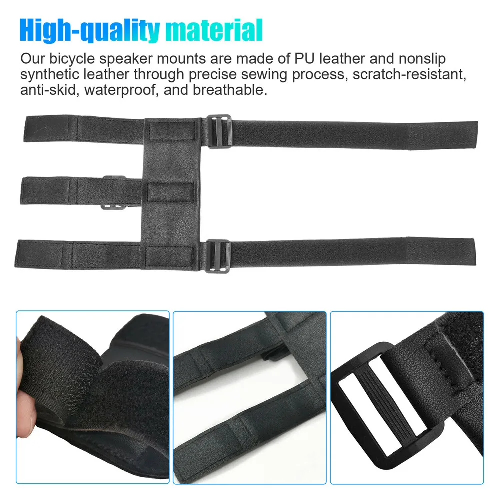 Bicycle Speaker Fixed Strap Portable Bluetooth Speaker Mount Bottle Cage Holder
