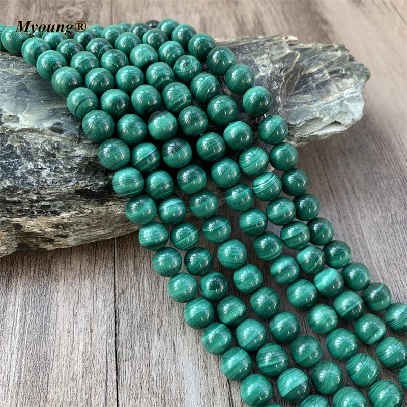 Malachite - Perle di pietra naturale - Creazione di gioielli