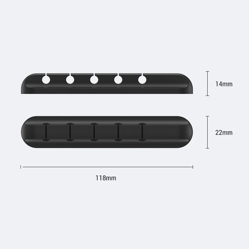 Органайзер для кабелей силиконовый usb-кабель для сматывания рабочего стола аккуратные зажимы для управления настольными кабелями Органайзер GT66