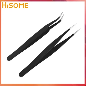

2pcs Scrapbooking Tweezers Stencils Paper Quilling Tool Straight Angle Point Tweezers DIY Handmade Gift Card Photo Album Helper