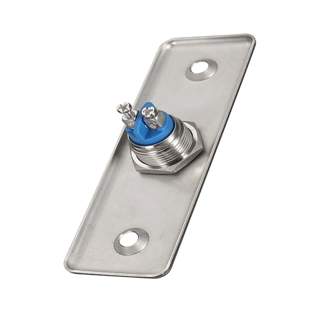 (10 PCS) Door access control button NO signal automatically restroration aluminium alloy Switch press to connect security alarm