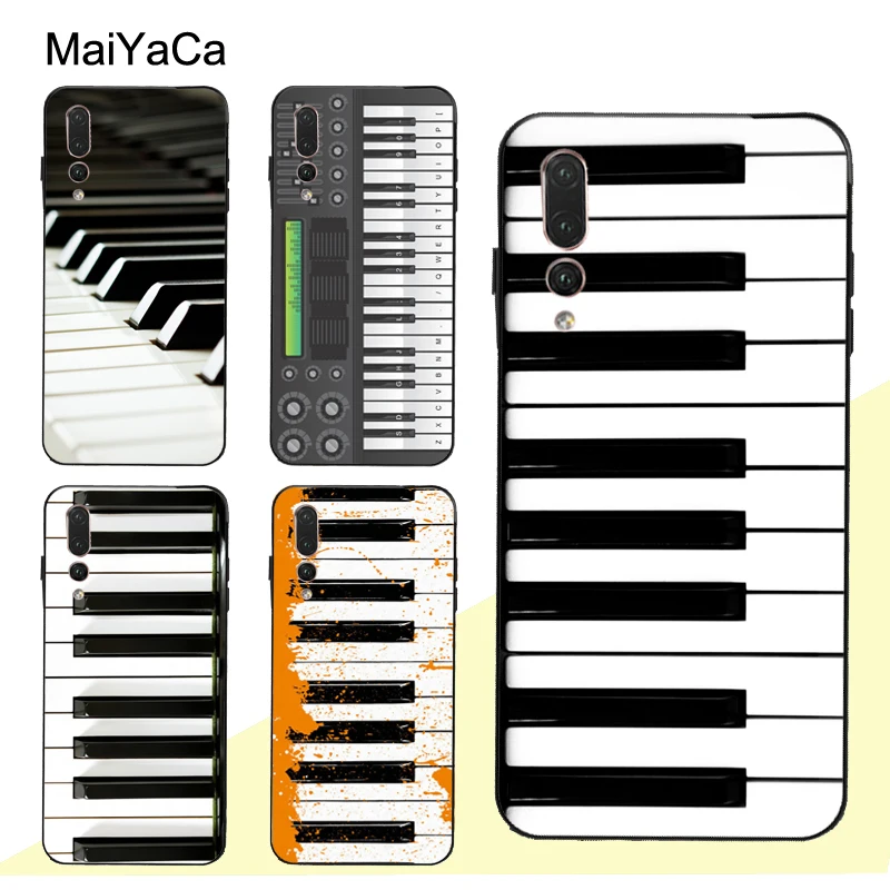 Музыкальный Чехол MaiYaCa с клавишами пианино и клавиатурой для Huawei P30 Pro P40 P10 P20 Lite Mate