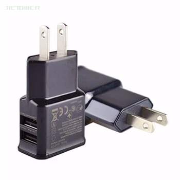 

300pcs/lot New Universal 2A EU US Plug 2 Dual Port USB Wall Charger Adapter For Samsung Galaxy S4 S3 Note 2 3 iPhone 8 7 Sony