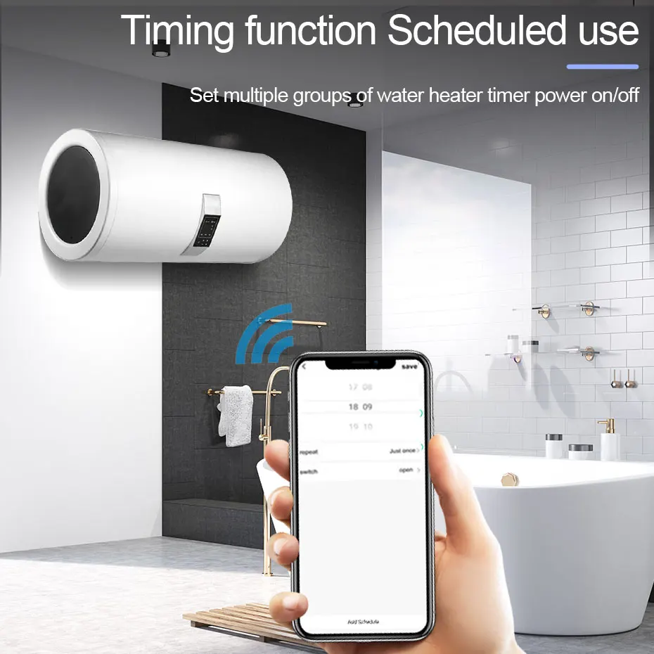 EU US Zigbee Smart Water Heater Switch WiFi Boiler Switch Tuya Smart Life  APP Remote Control Work with Aelxa Google Home - AliExpress