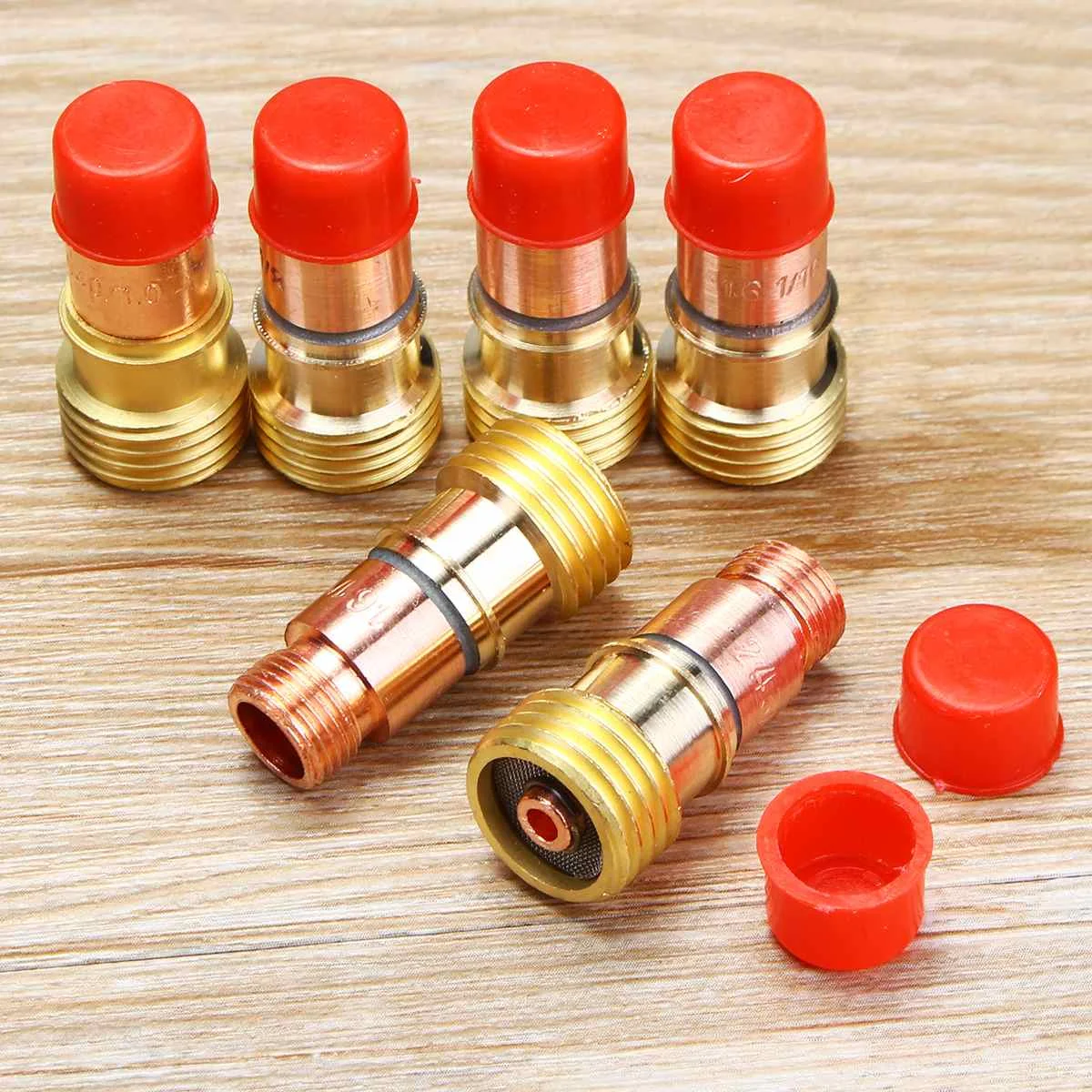 

56Pcs TIG Welding Torch for Stubby Gas Lens Glass Pyrex Cup Collect Body Kit WP-17/18/26 Series Welding Tool Accessories