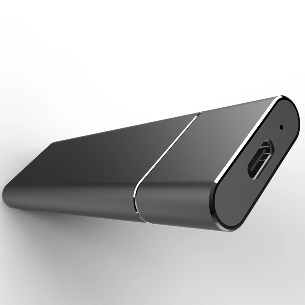 Портативный алюминиевый сплав SSD M.2 NGFF для USB 3,1 высокоскоростной Чехол для мобильного жесткого диска - Цвет: Черный