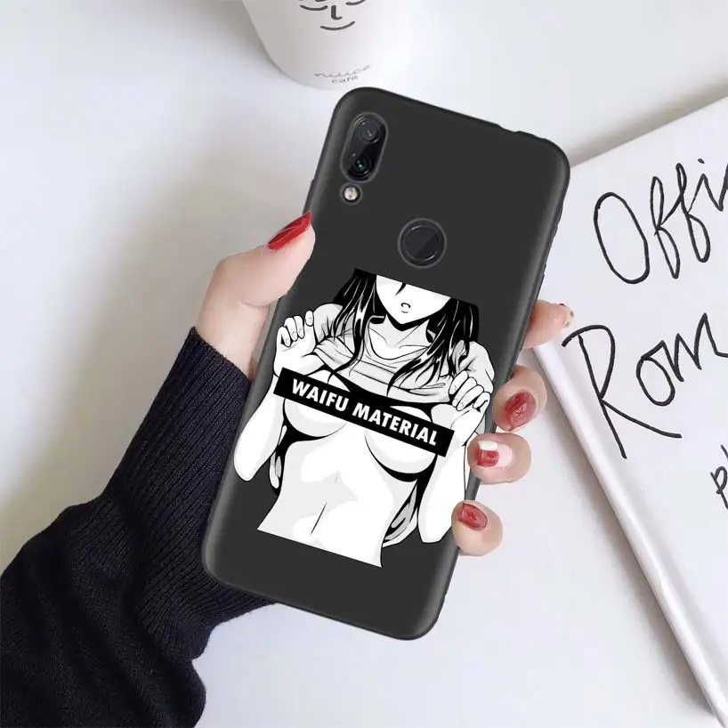 Sugoi семпай аниме Waifu чехол для Xiaomi Redmi Note 7 8 K20 фотоаппаратов моментальной печати 7S 7A 6 6A Pro S2 5 mi играть до 9 лет CC9 E A1 A2 Lite F1 мягкий чехол для телефона