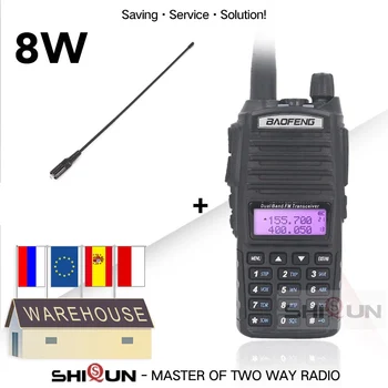 

8W BaoFeng UV-82 Walkie-Talkie Dual Band with NA-771 VHF / UHF UV 82 Walkie Talkie 10 KM UV82 Baofeng 8W Radio 10 KM UV-9R UV-5R