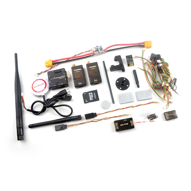 1 комплект 915/433 МГц Pixracer R15 автопилот Xracer комплект управления полетом PX4 Mini Edition FC 500MW Запчасти для FOV RC Drone
