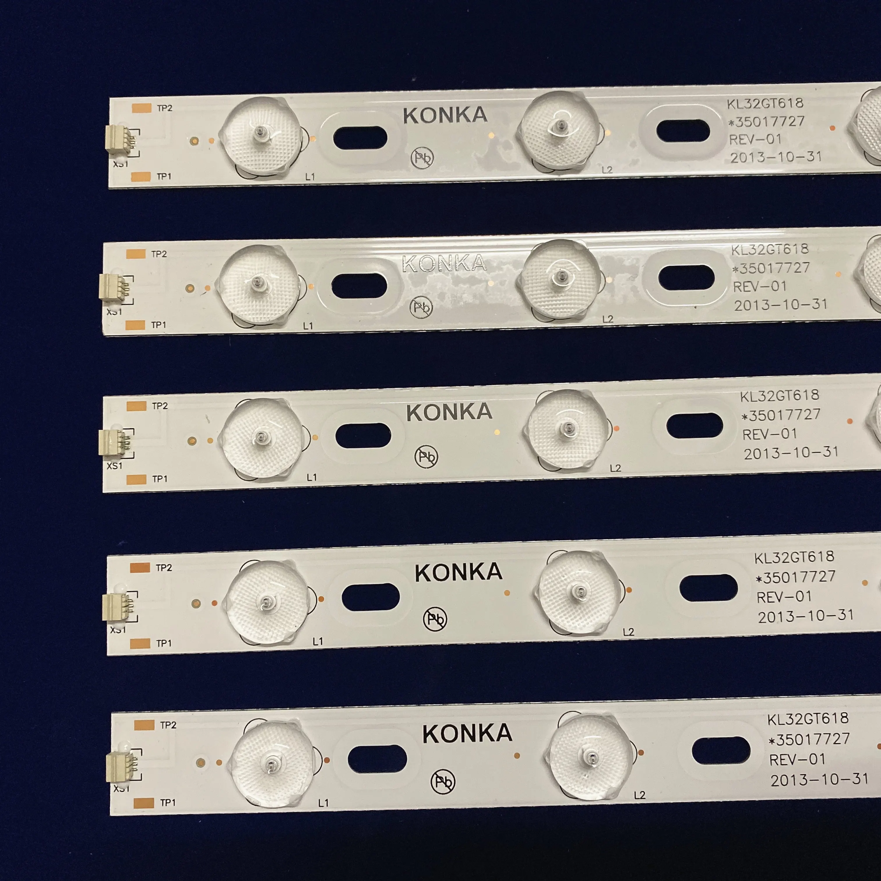 50 шт./лот KONKA KL32GT618 светодиодный подсветка 35017727 10 светодиодный s 64,4 см 1 комплект = 2 шт. 6v