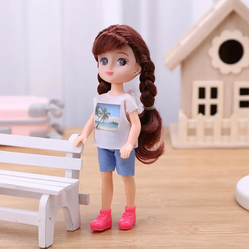 10pcs Plastic PVC Dressing Costume Doll Cake Bake Mold Kids Play House Toy