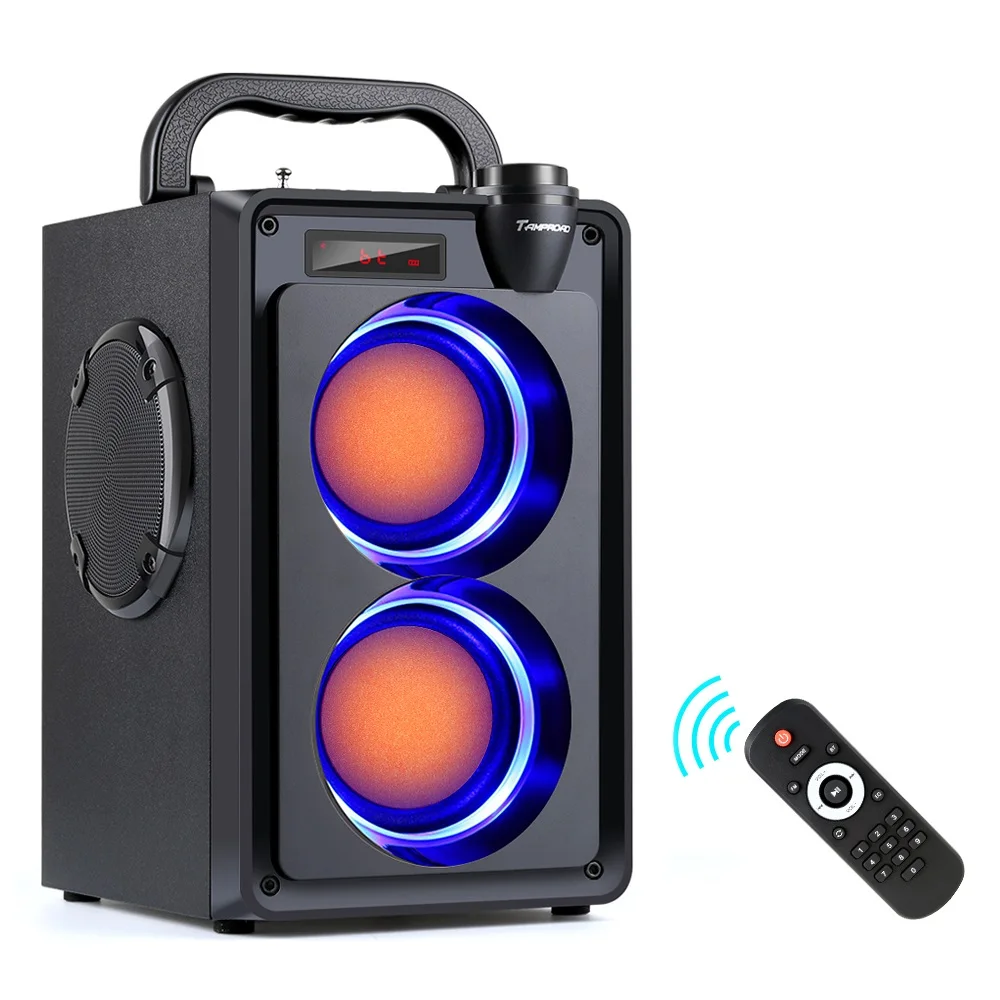 TOPROAD портативный 20 Вт Bluetooth динамик большой мощности беспроводной стерео Бас