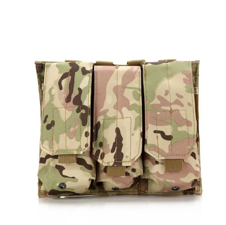 

Universal Triple Magazine Bag Magazine Bag cClamshell Outdoor CS Military Air Gun With Military Tactical Magazine Bag