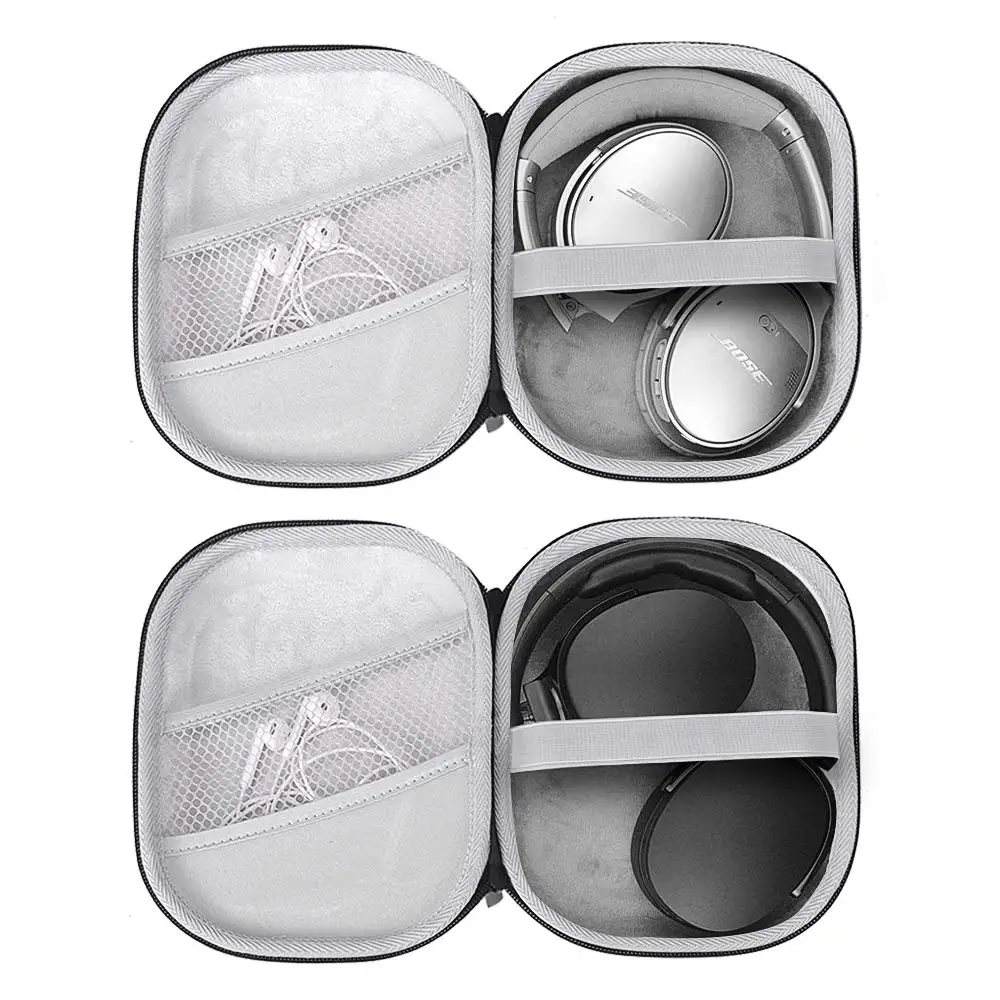 Hard Portable Storage Box Travel Carry Case for Anker Soundcore Life Q20 Bose QC35 QC25 QC3 JBL 750 710 310 Headphones Headset