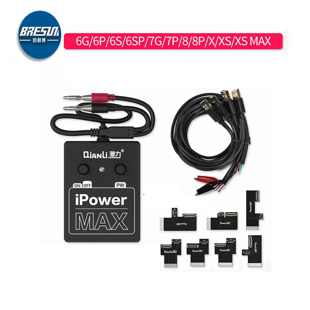 QIANLI источник питания iPowerMAX Тестовый Кабель для iPhone XS MAX X 8G 8P 7G 7P 6S 6SP 6G 6P провод