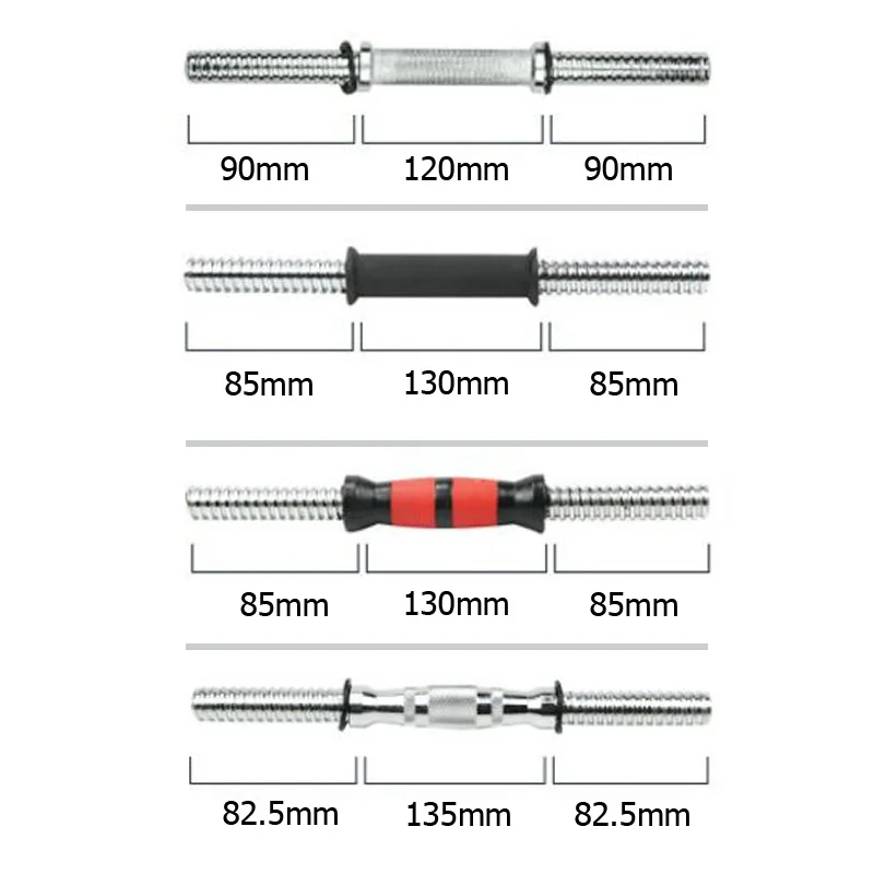 Общие Твердые гантели стержень для кормления гайка для спортзала Halter Bars Gewichtheffen спортивные тренировочные фитнес аксессуары