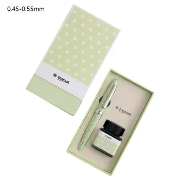 

Retro Business Fountain Pen Dot Signature Calligraphy with 25ml Ink Gift Box Set Q1JF