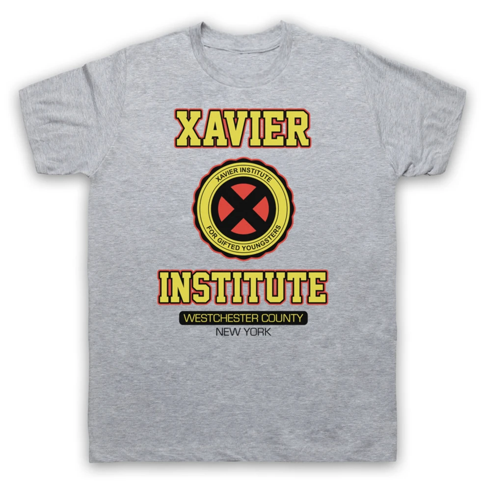 X-men Xavier institte Нью-Йорк неформальная футболка для мужчин женщин детей размеры и Cols