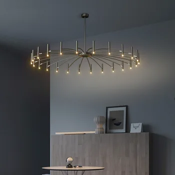 Nordic chandelier led chandelier For Living Room Bedroom Home chandelier Modern Led Ceiling Chandelier Lamp Lighting chandelier 2