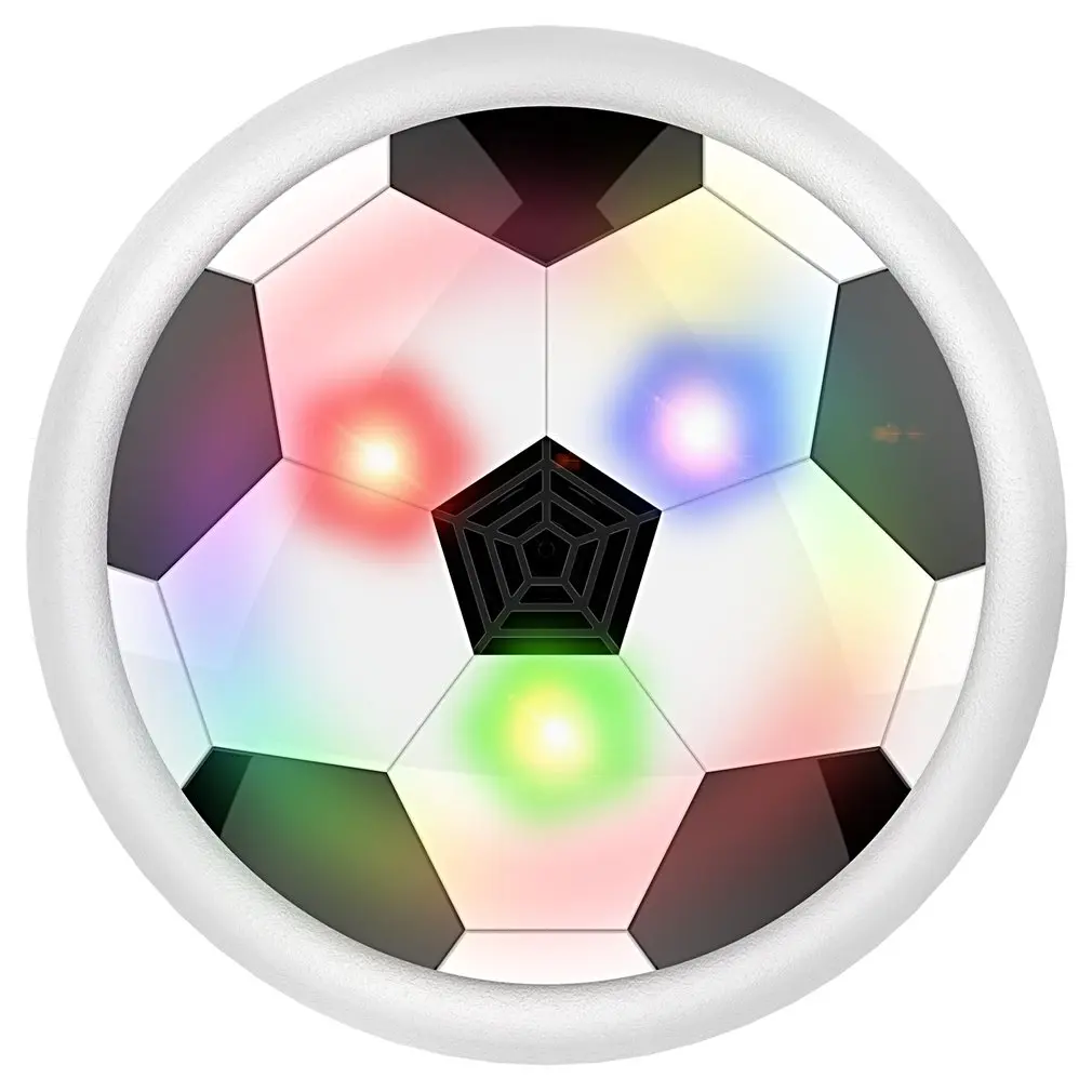 Hover Ball светодиодный светильник мигающий воздушный мощный футбольный мяч Диск Внутренний футбольный мяч игрушка мульти-поверхность парящие и скользящие игрушки