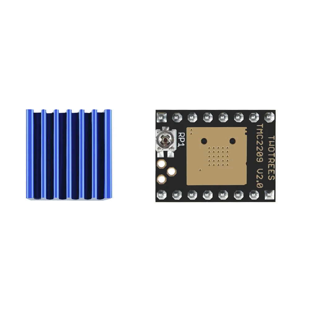 TWOTREES TMC2209 V2.0 드라이버 Nema17/23 스테퍼 모터 드라이버 StepStick 2.5A UART MKS Gen L Robin Nano Tinybee 용 울트라 사일런트