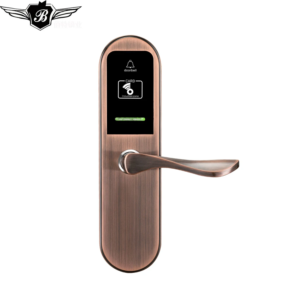 Цифровой Электрический Лидер продаж RFID смарт-карта ключ отель система контроля доступа безопасный замок для двери электронный