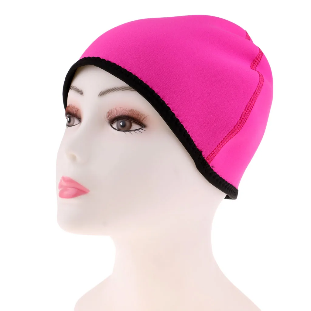 Unisex 2mm Neoprene Ultra-light Warm Beanie Hat Swimming Cap for Surfing Kayak Rafting Canoe Snorkeling S/M/L