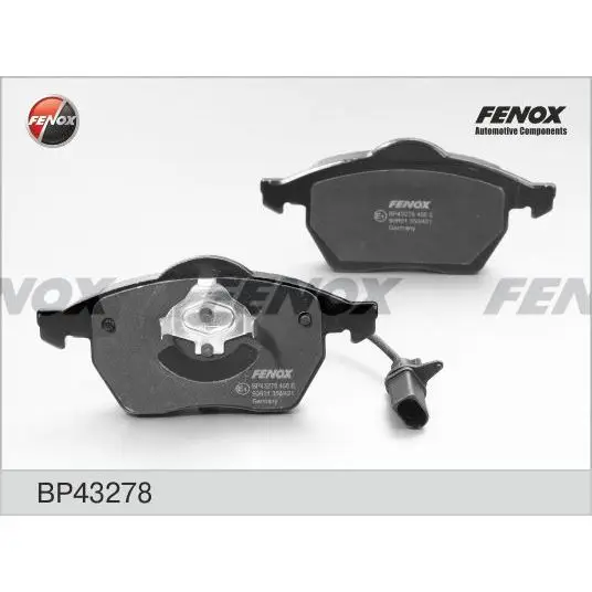 Колодки тормозные FORD GALAXY 95-06/VW SHARAN 95-10 передние FEN