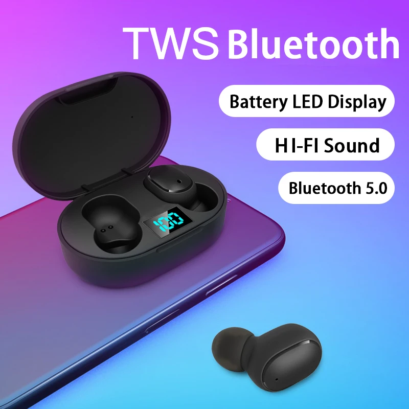 2021 Best Selling Earbuds True Wireless Earphone Bluetooth 5.0 Noise Reduction Headset With Mic Tws For Xiaomi all smartphones |
