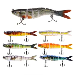 Bionic Bait 13.5cm/23g Floating Water Eight-section Loach Bait Road Sub-bait Multi-water Fishing Gear Supplies