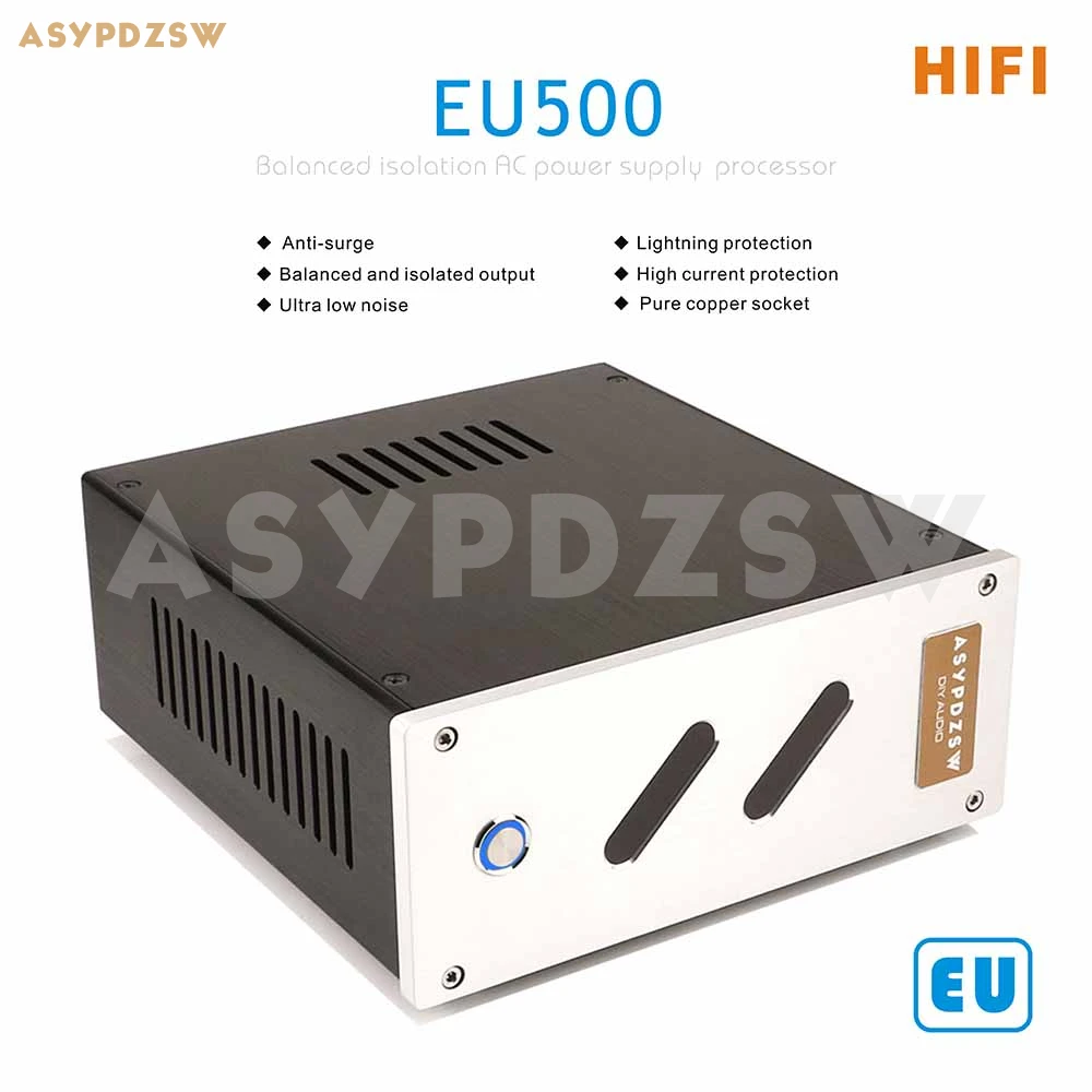 EU500 HIFI сбалансированный изоляционный тороидальный трансформатор 500 Вт блок