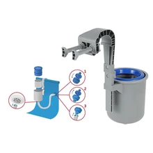 SWIMMING-POOL-FILTER Skimmer Clenaing-Tool Wall-Mount Clean-Leaves Automatic New Absorb